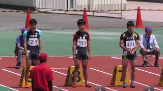 20170519群馬県高校総体陸上男子100m予選2組