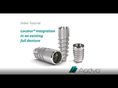 GC Tech.Europe - Locator Integration in an existing full denture