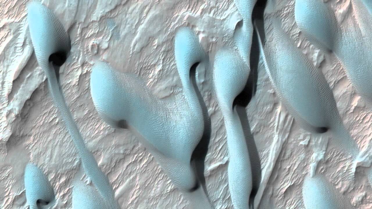 Martian Dunes on Ridges (2012.01.14) [720p]