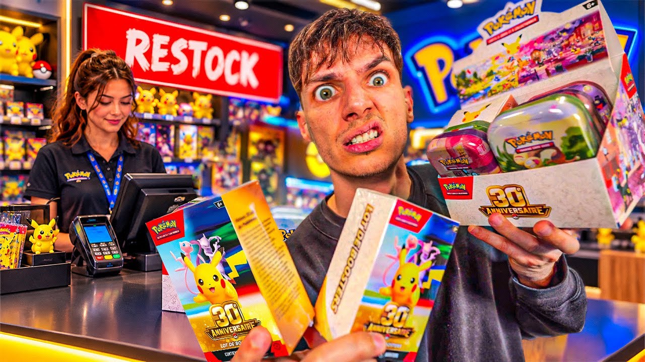 J'ACHÈTE 1189€ de RESTOCK POKÉMON 30 ANS 💸 AMAZON, VINTED & JOUÉCLUB