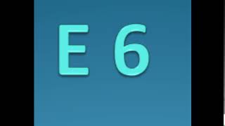 E6 piano key sound