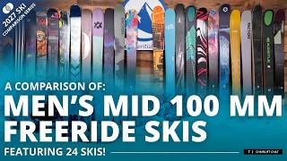 2027 Mid-100 mm Freeride Ski Comparison with SkiEssentials