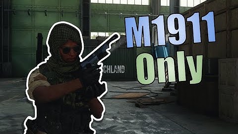 M1911 Pistol Only Challenge!!! (Black Ops: Cold War Multiplayer Gameplay)