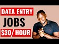 Data Entry Jobs Paying $30 Per Hour | Worldwide Remote Opportunities