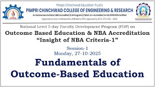 Fundamentals of Outcome-Based Education