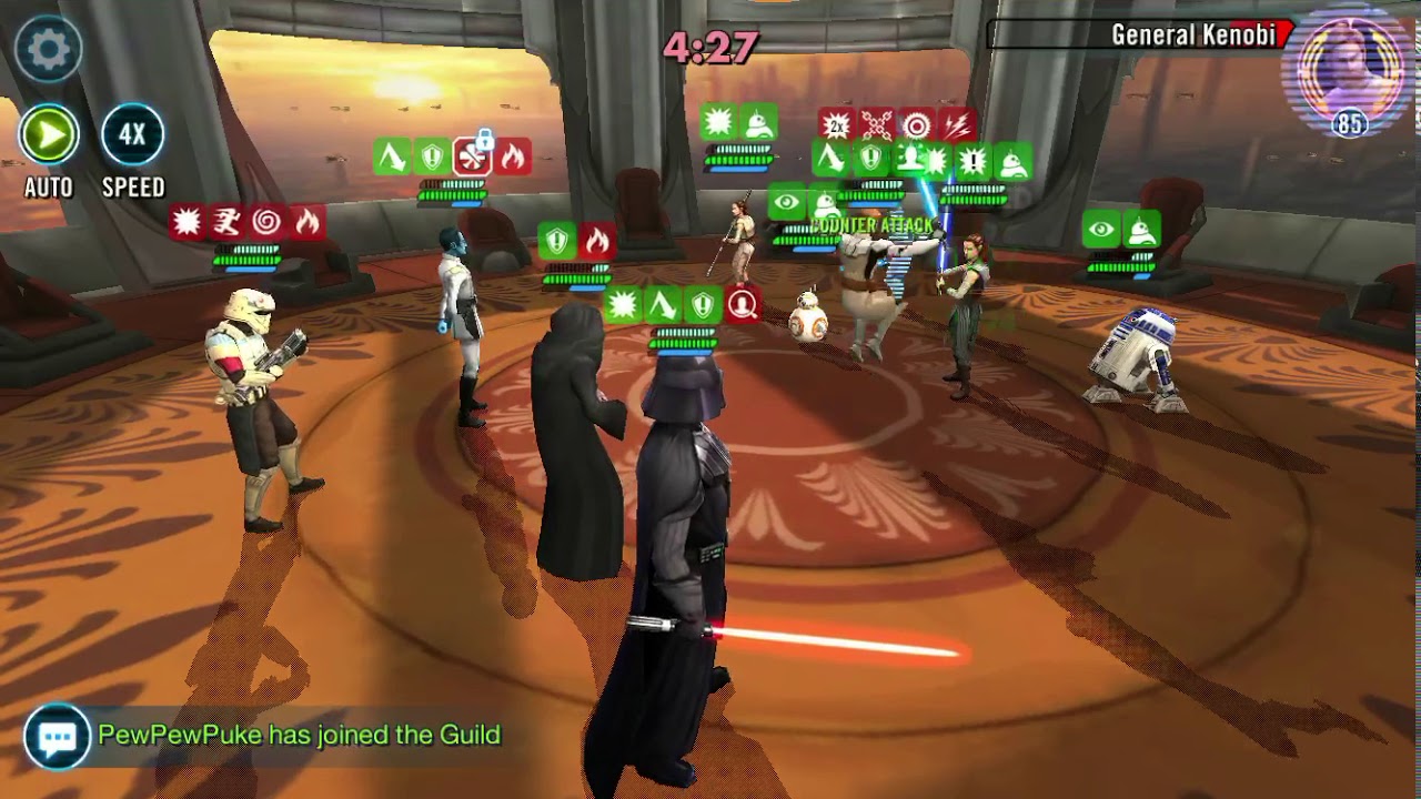 Fully zeta’ed palpatine empire + GK vs. JTR + Scav Rey Auto win YouTube