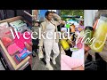 WEEKEND VLOG | TRYING A NEW RESTAURANT + PREP FOR VACAY + GRWM H&amp;M SPRING HUAL &amp; MORE.