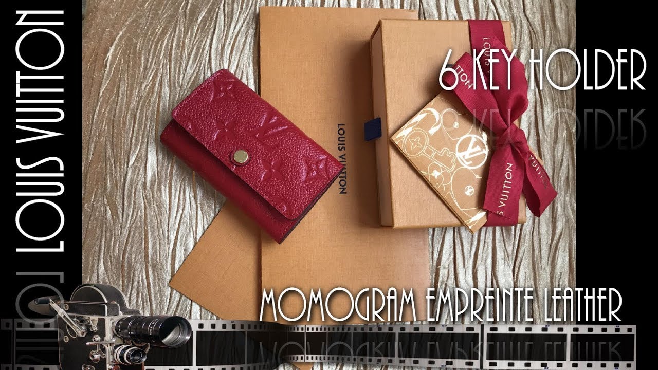 Louis Vuitton Monogram Empreinte 6 Key Case Unboxing 