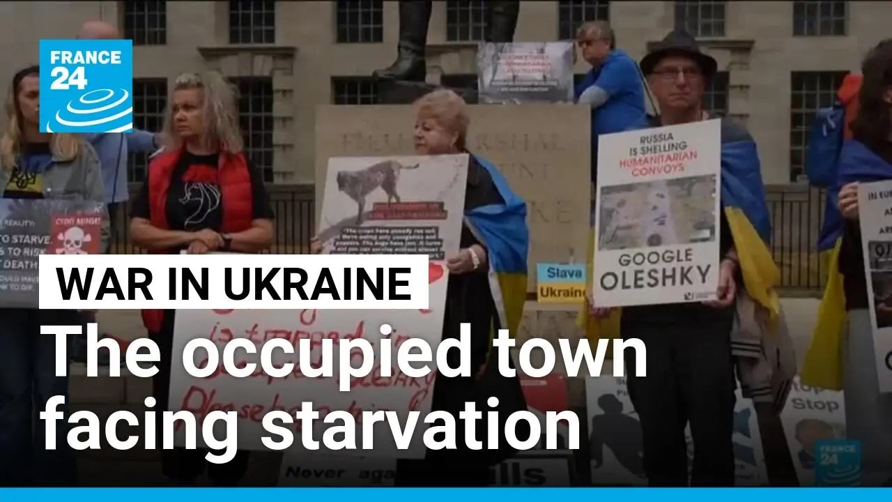 The Russian-occupied town in Ukraine facing starvation • FRANCE 24 English