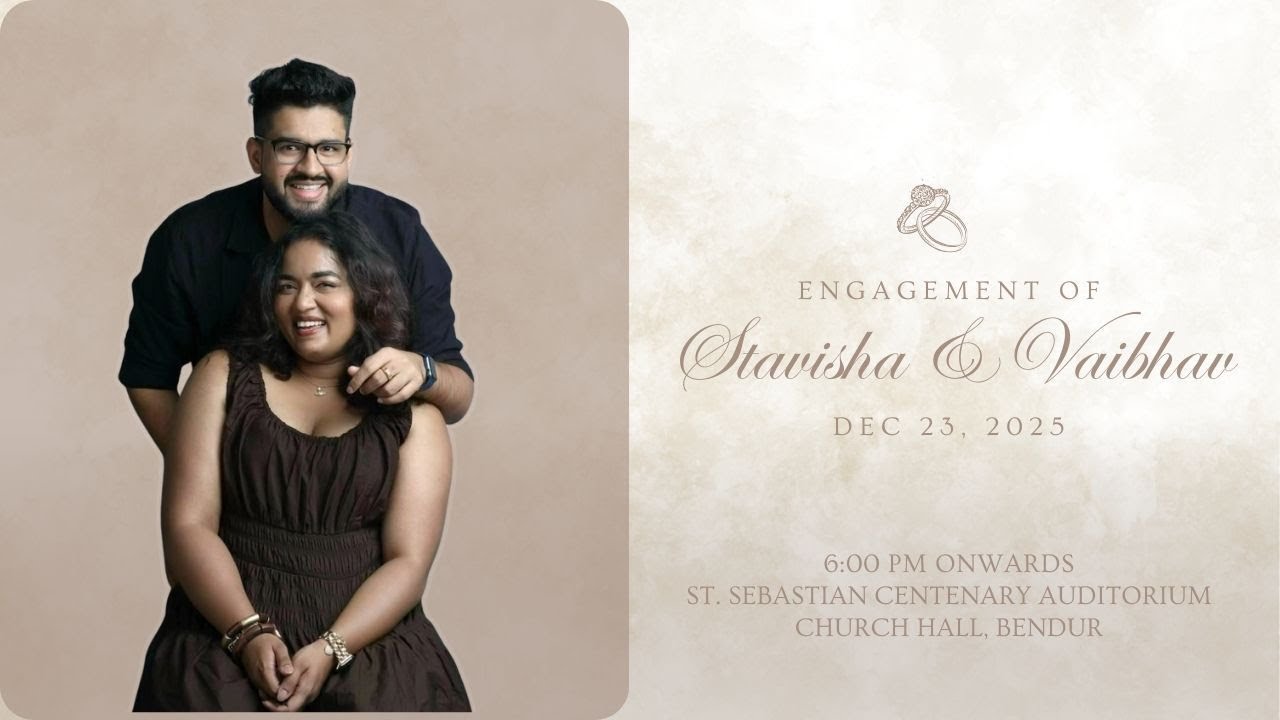 🔴🅻🅸🆅🅴 | Engagement Ceremony of Vaibhav with Stavisha | Dec 23, 2025