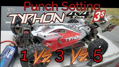 Arrma Typhon 3s Punch Setting Test!