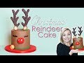 Christmas Reindeer / Rudolph Cake decorating Tutorial - With Antler Templates