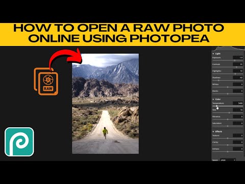 Open & Edit a RAW Photo Online Using Photopea
