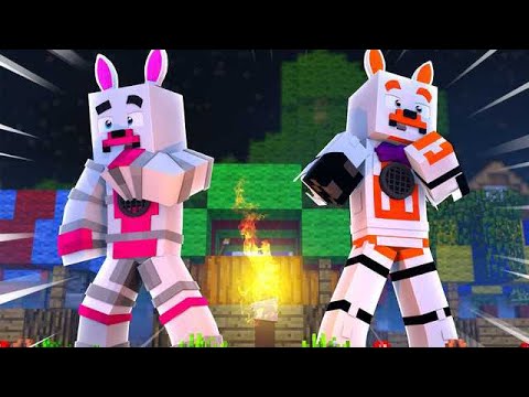 Funtime Foxy And Lolbit Search For the Murderer (Minecraft Fnaf Roleplay Adventure) five nights at freddy's backpack