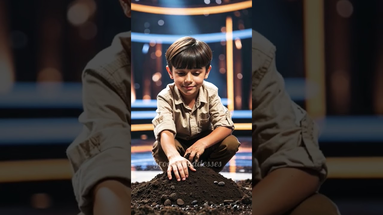 ছোট ছেলেটা কয়েকটি বিচি থেকে কিরকম সাজে 