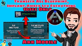 How To Transfer Ark Mobile Everything Server To Single Player In(Step By Step) Unbelievable #Ark
