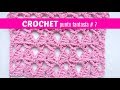 Puntos fantasia a crochet # 7