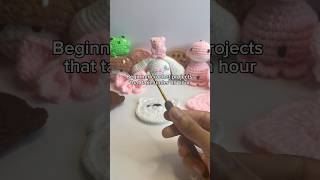 Easy beginner crochet projects 🌸 | cute crochet keychain ideas #crochet #beginner #amigurumi