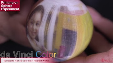 da Vinci Color Printing on Sphere Experiment