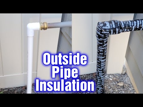 Insulating An Outside Water Pipe 