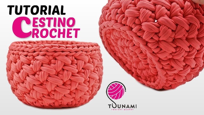 Idea regalo unica e originale🎁Cestino con manico facilissimo🧶 