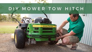 Make A Tow Hitch For Ride On Lawn Mower Make A Tow Hitch For Ride On Lawn Mower