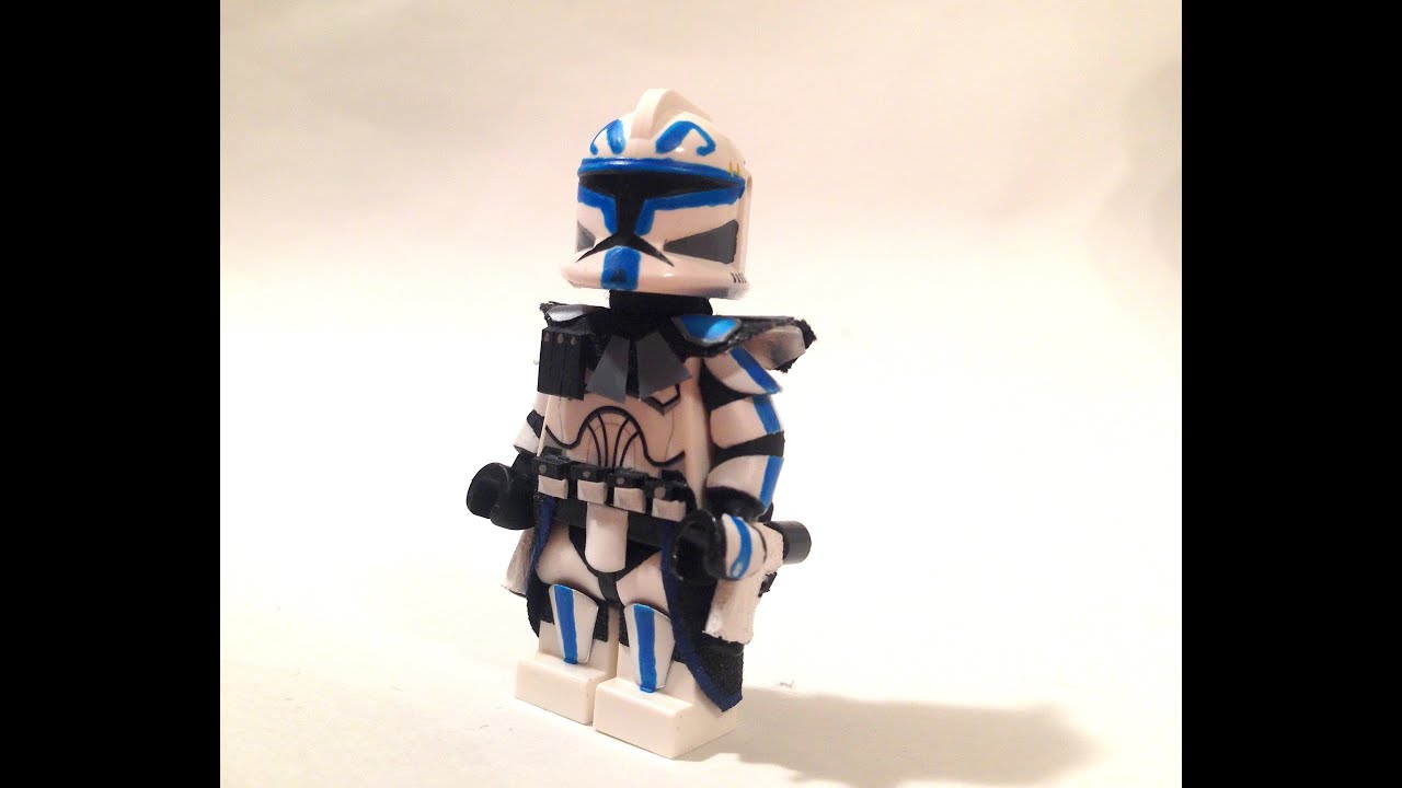 Custom Lego Star Wars The Clone Wars Captain Rex Youtube
