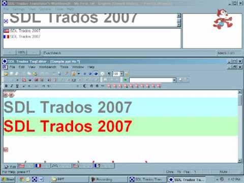 SDL Trados 2007 TagEditor with Other Formats