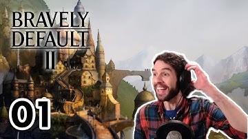 The Best JRPG on the Switch? - Bravely Default II Blind Playthrough - Episode 1 [Twitch VOD]