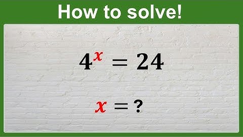 A nice exponential equation | Solve for x | Math Olympiad