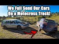 Full Sending Cars On a Motocross Track! Turbo Au! Crashes! River Crossings & More!