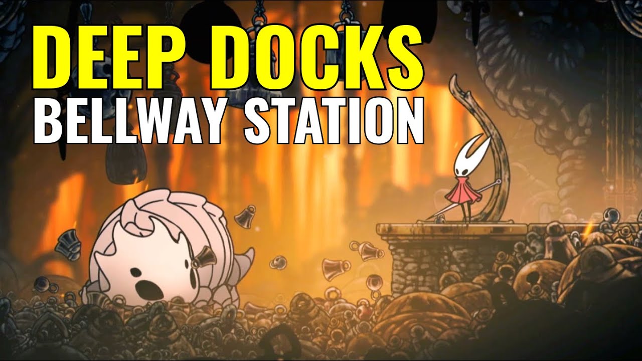 Hollow Knight Silksong — Where to Find The Deep Docks Bellway Station ...