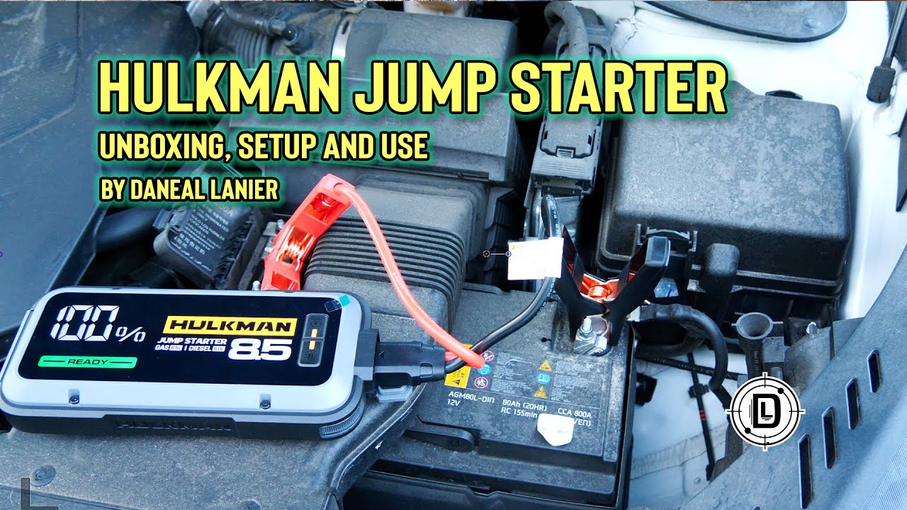 Hulkman jump starter, unboxing, review and use 
