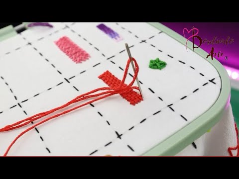 ¡¡100 puntadas de bordado!! MUESTRARIO DE PUNTADAS DE BORDADO