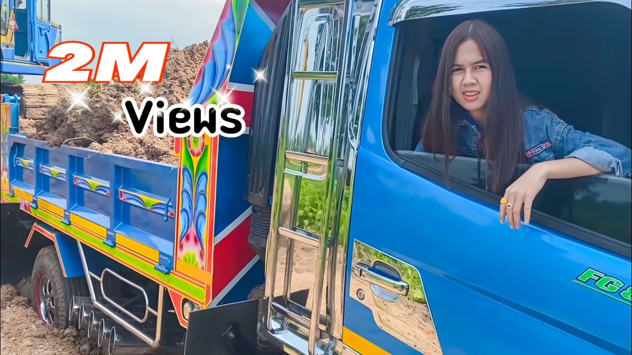 ฟ้าใสวิ่งงาน ครั้งแรก เสียดากสะแล้ว .!!!🤣 มาฟังเสียงท่อตอนรถหนักจะลั่นไหม Dump Truck