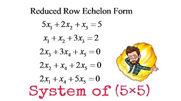 Gauss - Jordan Elimination Method