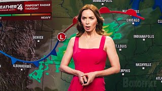 TV Host starts speaking Alien During the weather report | Disclosure Day | CLIP