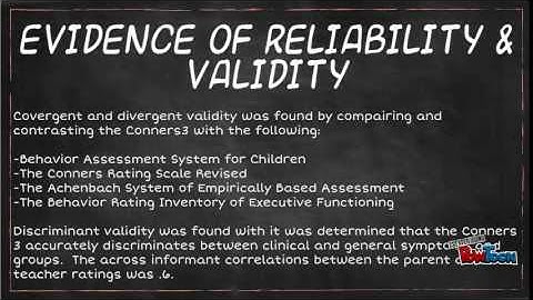 Conners 3 Assessment