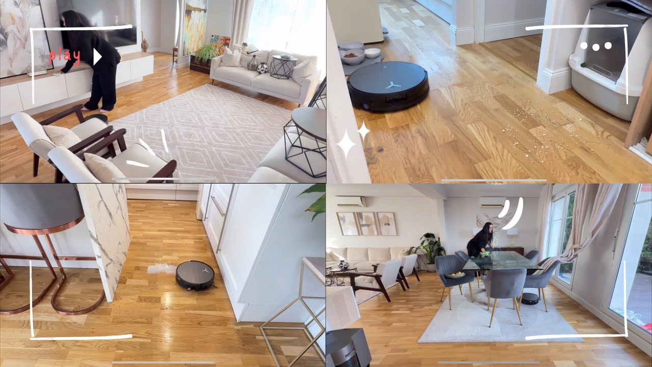 À 8 mois de grossesse j’essaie de tout gérer 😅ménage, repas, enfant / ECOVAC Robot Vacuum