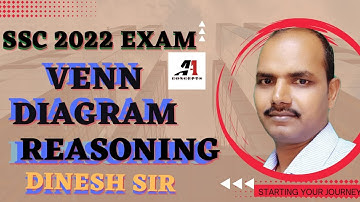 VENN DIAGRAM/By Dinesh Sir/SSC2022CGL/JEn/CHSL/BANK/CET/GD/REASONING/CET +2/