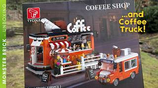 Unbox: Tycole COFFEE STAND & TRUCK (1185 pieces) T2132