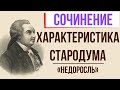 Характеристика Стародума в комедии «Недоросль» Д. Фонвизина