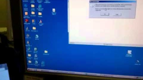 Psion Workabout Pro G1 ActiveSync Confirmation