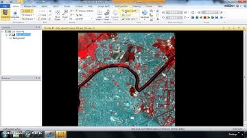 Spectral Profile for Urban, water and Vegetation using Erdas Imagine Software