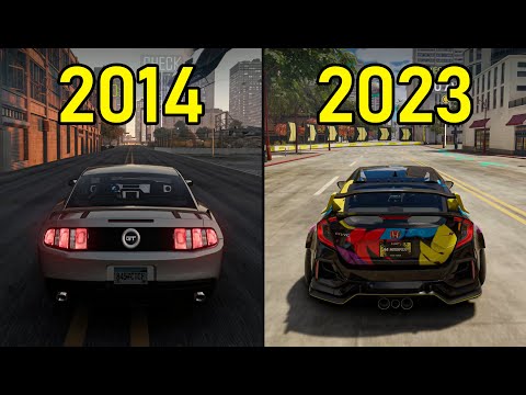 Evolution of The Crew Games (2014 - 2023)