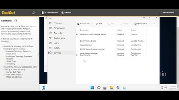 Configure Startup Items TestOut 3.2.6