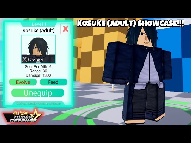 Kosuke (adult)  Trade Roblox All Star Tower Defense (ASTD) Items