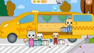 YASA PETS - AIRPORT ROLEPLAY WITH CAT FAMILY!♡☆♡☆ screenshot 5