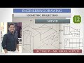 Engineering drawing  isometric projections problem 12  easy drawing techniques  learn with nikhil