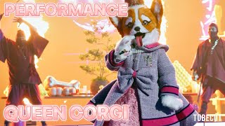 Queen Corgi Sings “Unstoppable” by Sia - THE MASKED SINGER S14 TMNT NIGHT